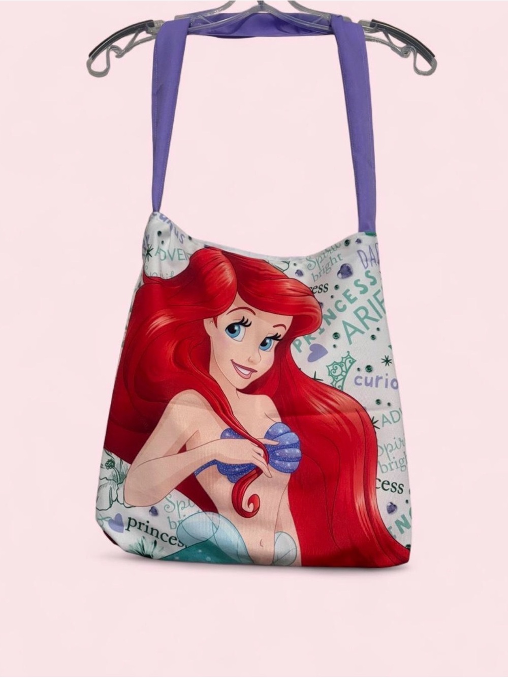 Disney Ariel Tote Bag in Red and Purple